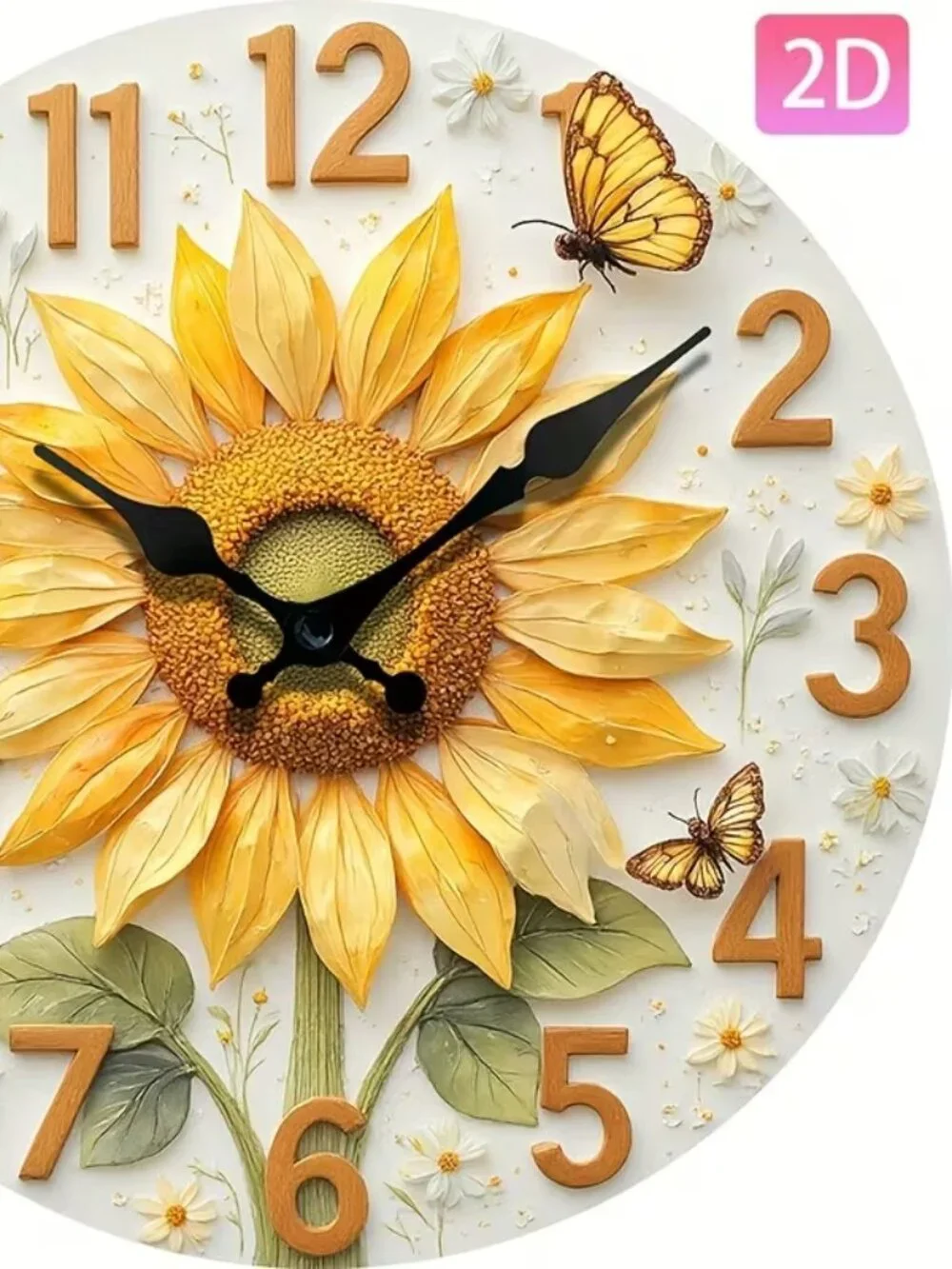 Sunflower Clock - New